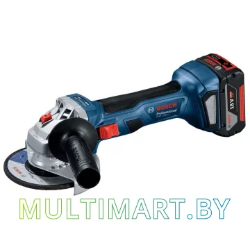 Угловая шлифмашина Bosch GWS 180-LI Professional 06019H90R1 (с 1-м АКБ, кейс)